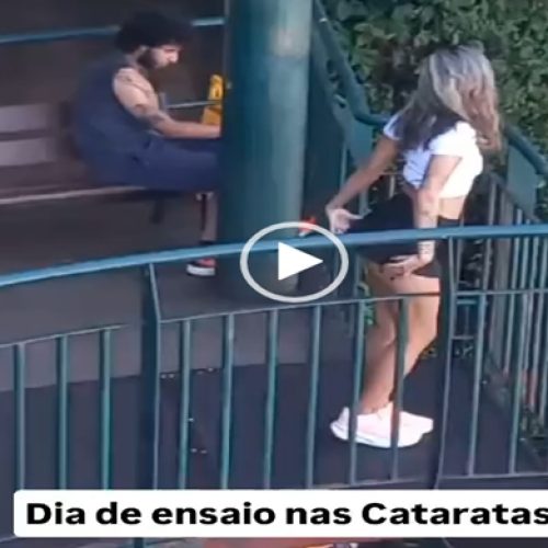 Eis que vc vai passear nas cataratas, pra fugir das libertinagens da vida